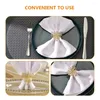 Tableau de table réutilisable serpette boucle européenne anneau el ne serviette de la serviette de la Hanoukka décoration de mariage