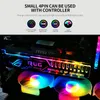 Computerkühlungen 15pcs RGB25 RGB Graphics Kartenständer Support mit Light Effect 5V 4Pin Stromversorgungshalter