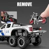 Electric/RC Car 1/28 alloy modified off-road vehicle model die cast metal toy police car model series Ford Raptor F150 giftL2404