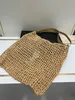 Sacs fourre-tout designer sac de paille Femme Raffia Raffia Handbag Fashion Summer Beach Sac Petit Sac Luxur