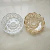 Candle Holders 2Pcs/lot Champagne Glass Crystal Bobeches Bowl Lamp Elbow Support Holder Chandelier Tray Light Accessories
