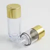 Bottiglie di stoccaggio 200 x15 ml 30 ml 50 ml Oro Gold di alta qualità Portable Pump Dispenser Bottom per lozione