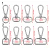 Accesorios 5 PPC Hot Koop Metalen Tassen Riem Gespen Karabijn Kraag Karabijnhaak Snap Sleutelhanger Haak Outdoor Gereedschap Accessorires 13/15