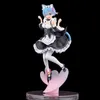 Manga anime Rem Nekomimi ver.Catring Cat Ear Maid PVC Picture Set Model Toy Brinquedos Giftl2404