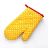 2024 Mitten Microwave Oven Glove Cotton Insulated Baking Heat Resistant Gloves Oven Mitts Terylene Non-slip Cute Kitchen Tool 1pcsfor heat resistant mitt