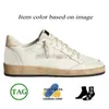 Créateur de mode Femmes Low Og Ggdg Ball Star Suede Casual Chaussures Luxury Italie Brand Handonde Golden Goode Sneakers Platform Vintage Silver Leather Trainers supérieurs