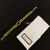 Designer Necklace Women's Copper Brand smyckesuppsättning: Choker halsband, armband och örhängen