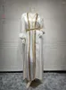 Sukienki robocze Lanmrem Spring Women Mode Zestaw Diamentów Połączony kontrast Pasek kolorowy długa elegancka impreza 2024 Odzież 32C712