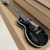 Chińska gitara elektryczna mahoniowe korpus czarny kolor rise z podstrunnicy Chrome Sprzęt Tune-o-Matic Bridge Darmowa wysyłka torba projektantów