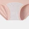 Pantidas de mujeres 3pcs ropa interior menstrual a prueba de fugas de algodón transpirable pantalones fisiológicos lencería sanitaria femenina suave