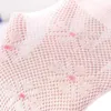 Barn strumpor baby tights bomull söt blomma barn flickor vita kläder mesh blommor nyfödda barn strumpbyxor sommarfjäderbyxor för småbarn