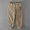 Pantalones para hombres de diseño único pantalones de carga de algodón tendencia para hombres pantalones casuales cintura elástica 29-36 Pantalones Hombre Pantalon Hommel2404