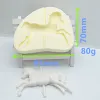 Moulds Trojan Horse Silicone Mold Kitchen Resin Baking Tools 3D Pastry Cake Fondant Moulds Horse Dessert Chocolate Decoration M123