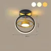 Luzes de teto Modern LED Light Flush Mount Solfing Lighting Grept para o quarto corredor