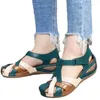 Casual schoenen 2024 vrouwen sandalen zomer open teen dames flat voor niet-slip comfortabel lichtgewicht wandelen