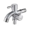 Bathroom Sink Faucets Stainless Steel Washing Machine Faucet Multifunctional Water Tap Garden Double Bibcock Mop Taps For Kitchen