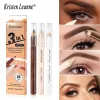 Amplaceurs 3 pcs crayons de sourcils Box Set étanche étanche