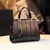 Blocking Color Splicing Personalized Middle-aged Womens Bag Temperament Large Capacity Moms Shoulder Handbag Mother-in-laws Versatile