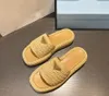 Designer Slipper Platform Raffia's Slippers Domans Heren Zomer Casual Flip Flops Triangle Strowed Slipper buiten buitenshuis Pool Sliders Beach Sandaal