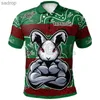 T-shirt maschile 2024 Summer Womens Rabbitos Rugby nativo 3D Top-shirt a maniche corte Camissaxw