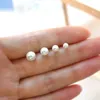 Stud Earrings Mosan Exquisite Simulated Small Pearl For Young Girl Party Fashion Jewelry