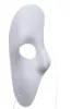 Phantom of the Opera Face Mask Halloween Christmas New Year Party Costume Ubranie Make Up Fancy Ubierz Większość dorosłych Biała Phan367339