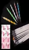 WholeDesign Painting Dotting Detailing Nail Art Pen Brushes Bundle Tool Kit Set Nail Brush 20pcsSet Nail styling tools9994275