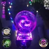 Genshin Impact Dios de la versión LED Crystal Ball Luminoso 7 Elemento Cosplay Toy Ornaments Regalos para niños Propiedades de decoración del hogar Figuras 240425