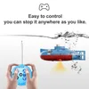 Mini RC Submarine 0.1m/s Speed Remote Control Boat Waterproof Diving Toy Simulation Model Gift for Kids Boys Girls Year Gift 240417