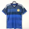 Jerseys de fútbol Síbles para hombres 1494 Copa Mundial 1998 Argentina Home and Away Jersey Tamaño de 10 m Rado N Classic Jersey de fútbol de manga corta