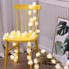 Lampes de table 2m 10led Rose Flower String Lights Arrangement atmosphère de vacances pour décoration de maison mariage décoratif