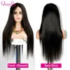 Synthetische pruiken 30 inch 13x4 recht menselijk haar kanten voorpruik 32 34 36 38 Pre Cut 180% transparante gel gratis Q240427