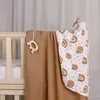 Mantas Muslin Bamboo Baby Swaddles Bath Born Bath Bath Belt Sacksack Corredor de la cubierta Juega Mat de la cama