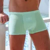 Pantalones de los hombres Sille de hielo Azulante transpirable Respirante Información rápida seca pantalones cortos Trunks Nyz Shop