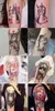 Tattoo -overdracht 46 Stijlen Anime Cute Cat Girl Tijdelijke tatoeages Retro cartoonoverdracht ARM Hand Art Art Waterdichte nep Tattoo Sticker 240426