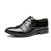 Casual Shoes Men Leather 2024 Lace Up Formal Attire Business Flat Bottomed Fashionable Thick Sole Anti Slip Comfortable