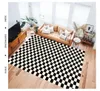 Alfombras tablero de ajuste alfombra a cuadros de la sala de estar marroquí alfombras de dormitorio
