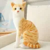 Śliczna symulacja 25 cm tkaniny mini kota Plush Cats Dzieci Prezenty urodzinowe Kreatywne dekoracje imitacja