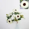 Fiori decorativi 47 cm simulato crisantemo bouquet preppy decorazioni per feste di nozze accessori ristorante decorazione
