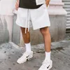 Herenshorts Grijze basketbal shorts voor heren zomer ademende mode nieuwe kwartbreien broek losse straat fitness casual sport Q240427