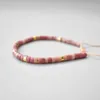 Beaded Pink Quartz Beads Adjustable Bracelet Purple Natural Stone Womens Healing Spirit Cute Jewelry