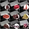 Formar 28 Style Polykarbonatchokladformar Bakning Cake Belgian Sweets Candy Bar Mold Bonbon Confectionery Tools Bakeware