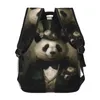 Sırt Çantası Panda Öğrenci Unisex Mystic Gotik Büyük Sırt Çantaları Polyester Güzel Lise Çantaları Egzersiz Özel Sırtı