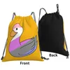 Plecak pastelowy plecaki kaczki płciowe przenośne torby sznurkowe pakiet kieszonkowy torba sportowa książka do szkoły podróży