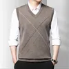 Men's Vests Thickened Casual Sweater Tank Top Autumn And Winter Warm Vest