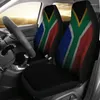 カーシートカバーインスタンタート南アフリカフラグ印刷ユニバーサルフロントヘビーデューティスリップ耐性自動車シートプロテクターギフト