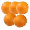 パーティーデコレーション5pcs偽のオレンジプラスチック製フォーム人工フルーツハウスキッチン