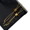 Designer ketens kettingen hangers oorbellen sieraden set lange verstelbare gouden kwast ketting vrouwen ontwerpen luxe sweatshirt pak ketting