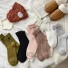 Frauen Socken 1 Paar Wolle Herbst Winter Warm Schnee Markron Farbe Dicke haarige weiche postpartale Strümpfe Boden Schlaf