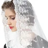 Sciarpe eleganti ricamo fiore in pizzo velo a scialle da sposa avvolgente accessori per capelli per le donne fascia